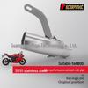 CY 800 Edelstahl Motorrad Auspuff Mittel-Heckteil-Kit, Einfache Installation