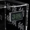 Insect Feeding Box Acrylic Transparent Cases with Temperature Hygrometer for Spiders Reptiles Lizards Centipedes