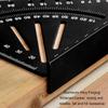 90 Degree Multi Angle Measuring Tool Aluminum Alloy Marking Tool Protractor  Woodworking