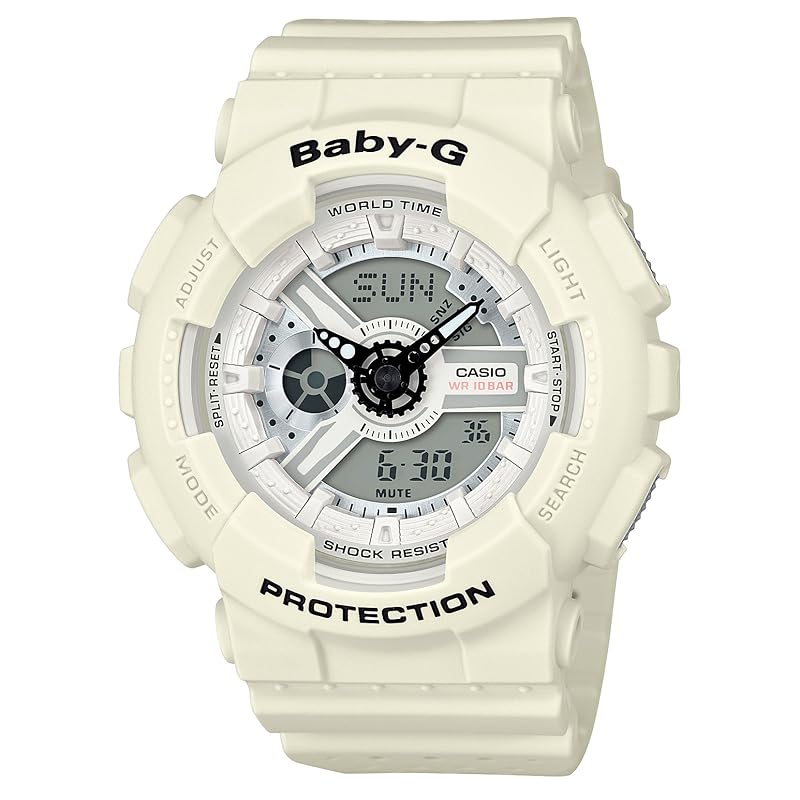 

[Casio] watch baby g BABY-G Punching Pattern Series BA-110PP-7AJF white