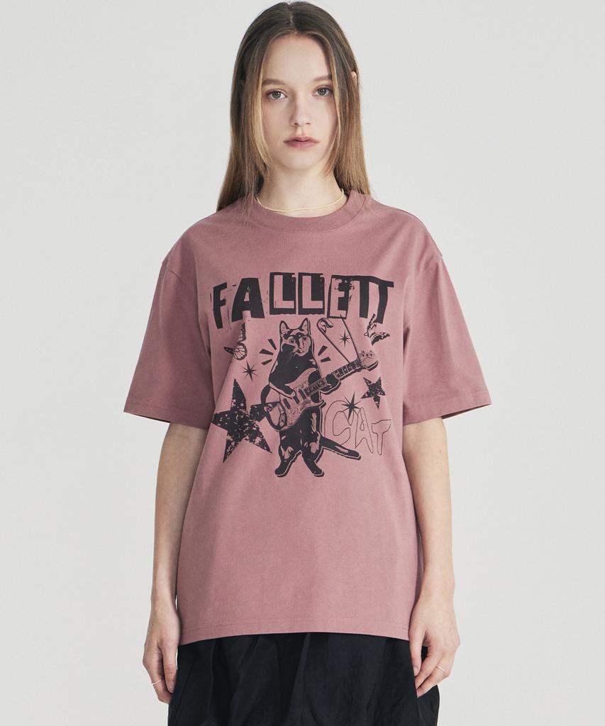 FALLETT Rock Star Nero Short Sleeve Tee White
