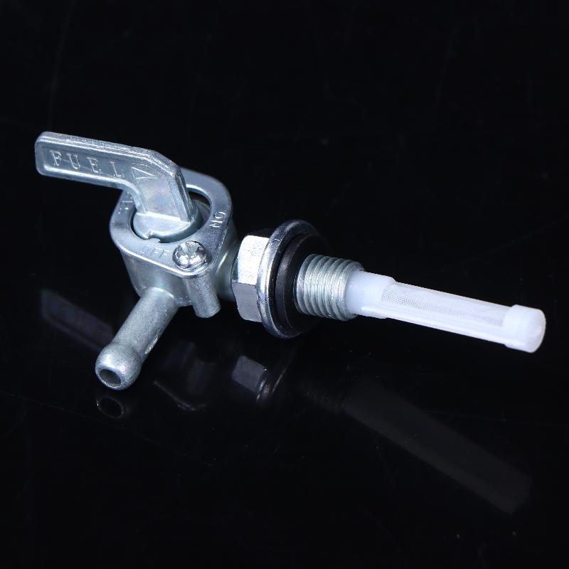 New 1Pcs Generator Gas Engine Tank Switch M10 Fit 1/4" Hose Tap ON/OFF Universal Fuel Shut Off Valve Tap Replacement