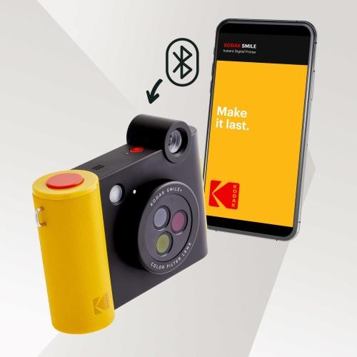 Kodak SMILE+ Instant Print Camera, 2x3'', Black