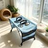 Folding Pet Grooming Hammock Quick Drying with Support Frame Pet Washing Station Anti-Scratch Detachable Dog Grooming Table