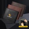New Leather Car Purses Driver License Credit Card Wallet Money Bag For Porsche Cayenne Panamera Macan 911 718 Taycan Boxster 918