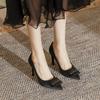 Single Shoes 2025 Spring Women's High Heels Women's Thin Heels High Sense Huizhou Women's Shoes Spring Women's Fashion Shoes Genuine Leather Women