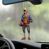 Mysterious Halloween Skeleton Pendant Cool Skul Statue Pendant for Halloween Decor and Car Ornament