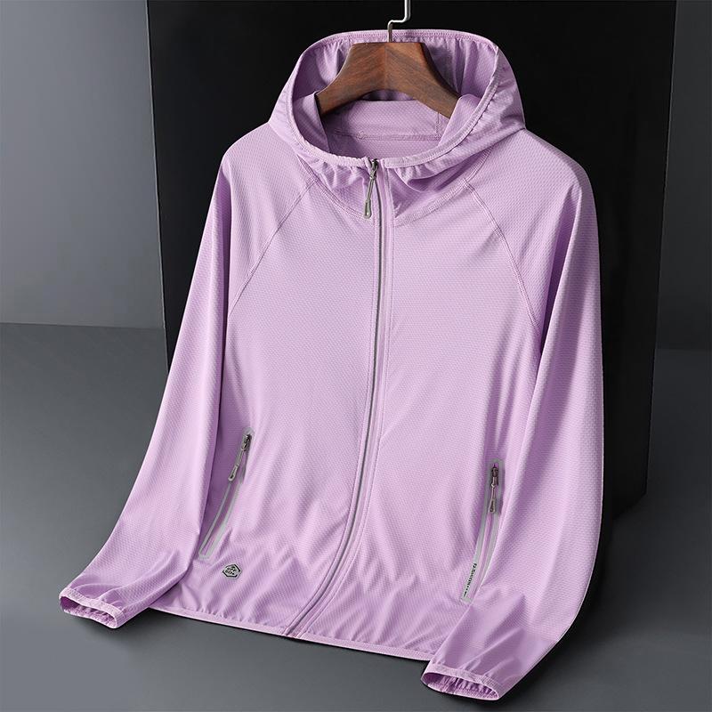 Unisex Summer Ice Silk Sun Protection Hooded Jacket for Outdoor Sports & Fishing