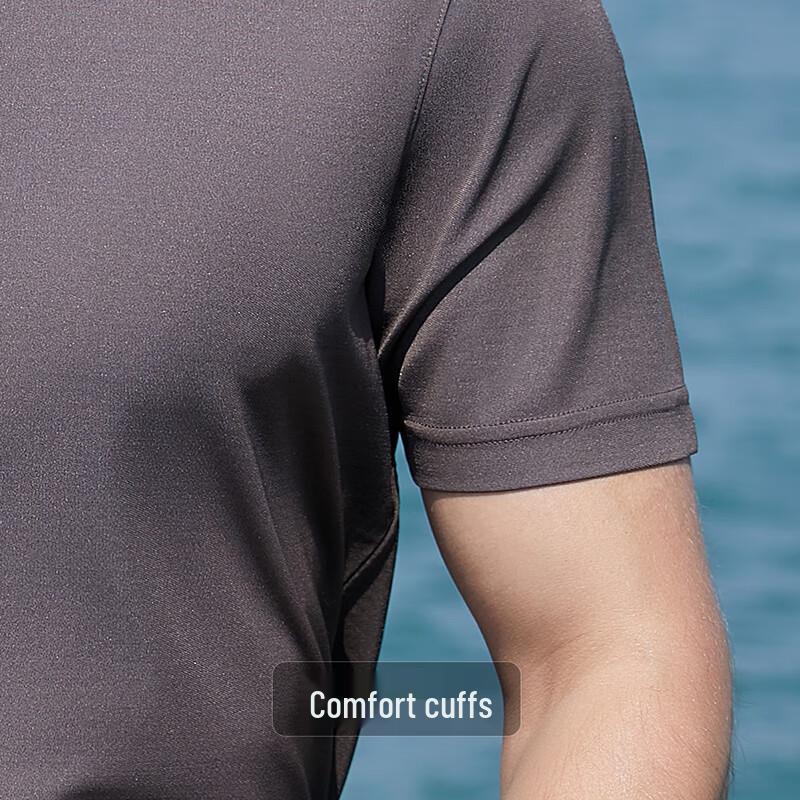 Antonio Men's Double-Sided Heavyweight Mulberry Silk Polo Shirt