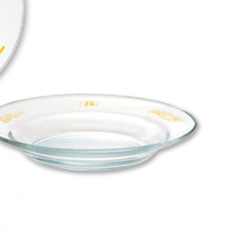 Zapnuto Vypnuto 06 Skleněný talíř Pojďme správnou cestou Md