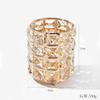Nordic INS Style Crystal Iron Art Desktop Ornaments: Makeup Brush & Pen Holder Decorative Display.