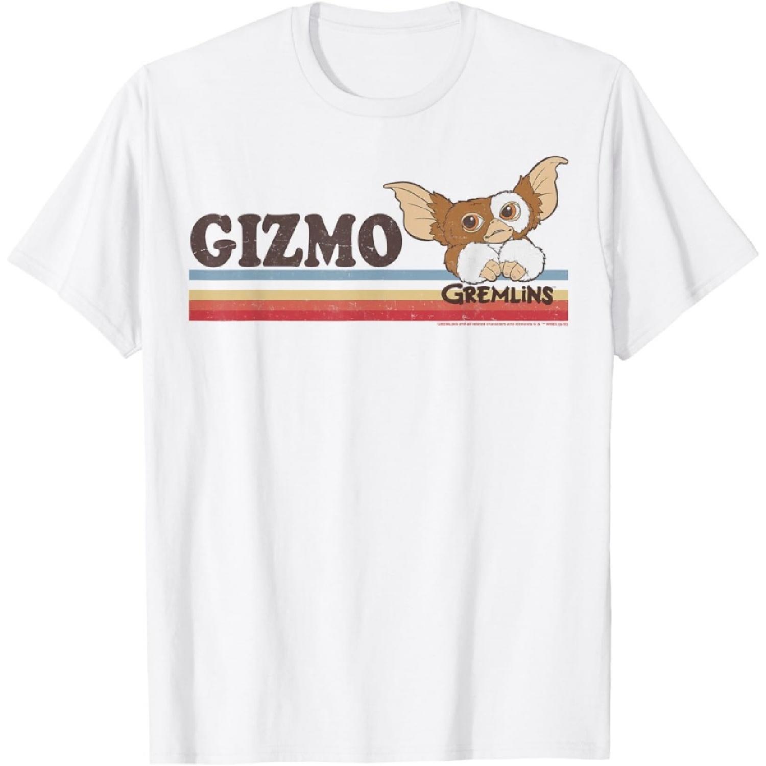 Gizmo Retro Stripes T-Shirt XXXXXL белый