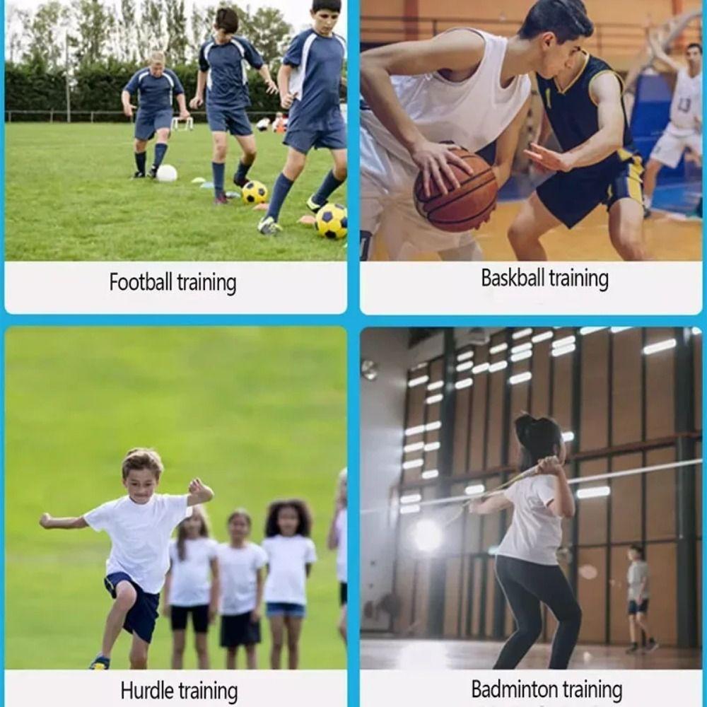 Portable Football Hurdle Speed Agility Training Equipment Soccer Stable Squadexerciseladder Rack