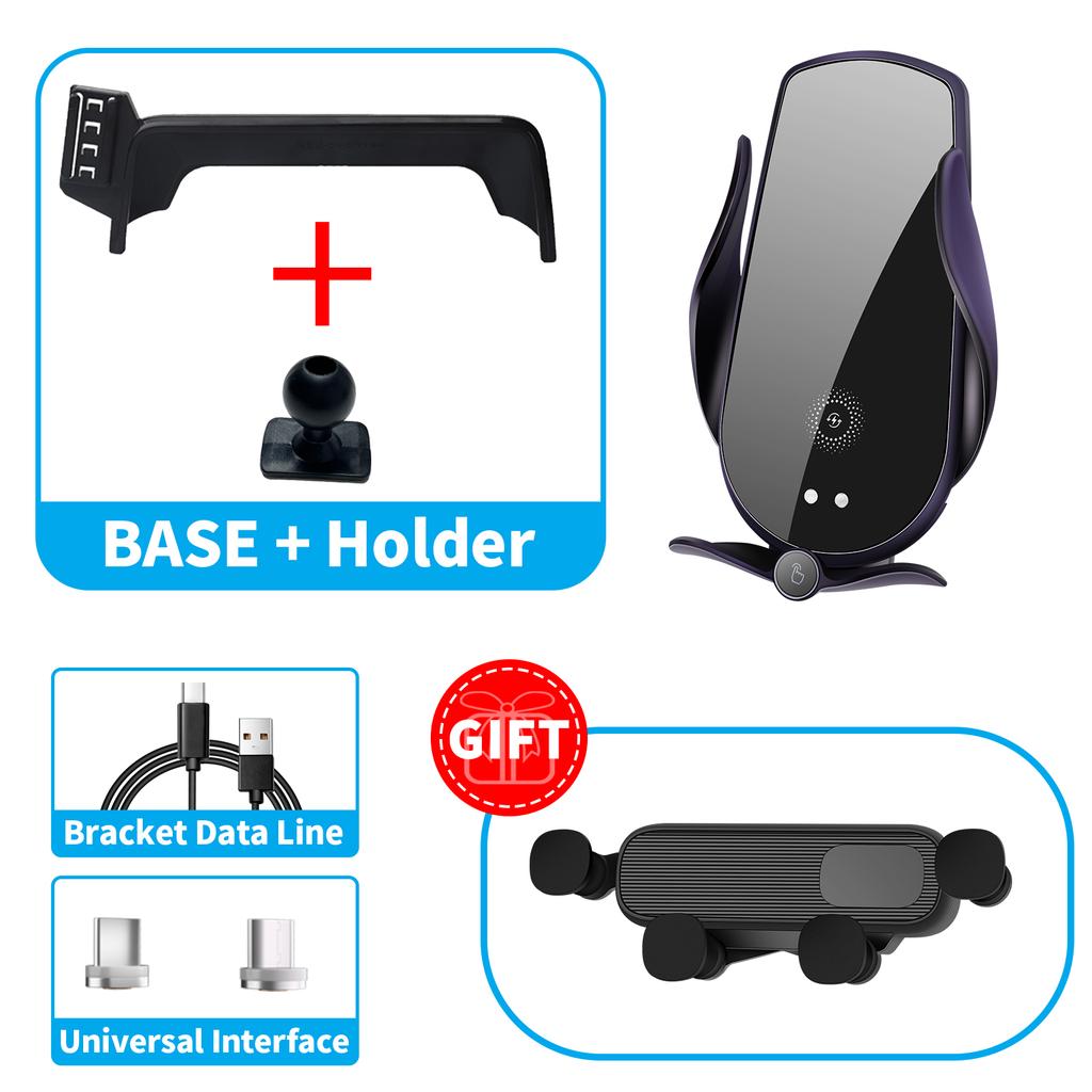 For Mazda CX-5 2017- CX5 KF 7inch Car Phone Holder Screen Fixed Navigation Bracket Base Wireless Charging