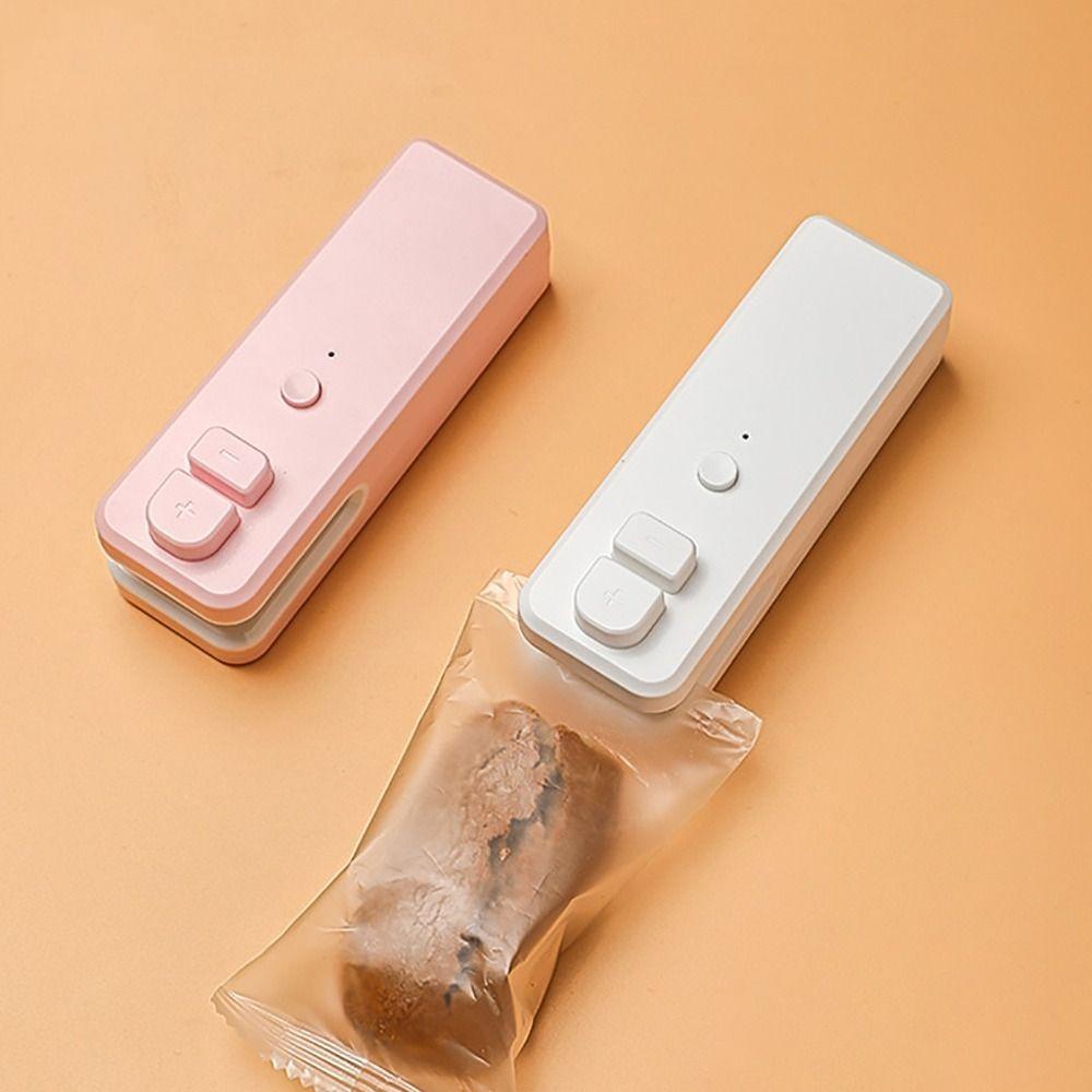 

Ручная вакуумная машина для запечатывания 2 в 1, быстрозапечатывающий термосварщик для пищевых пакетов белый