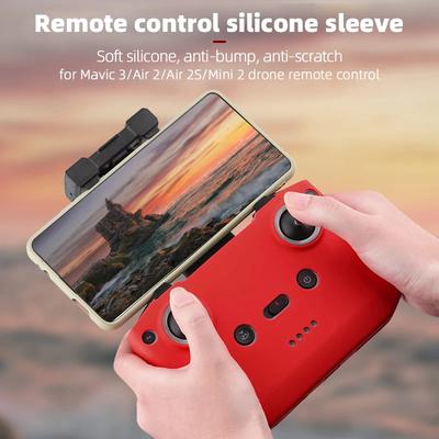 Case/Lanyard for DJI NEO/Mini 2/4K/Air 2/2S/3/MINI 3 PRO Remote Controller RC-N3/2/1 Silicone Sleeve Cover Drone Accessories