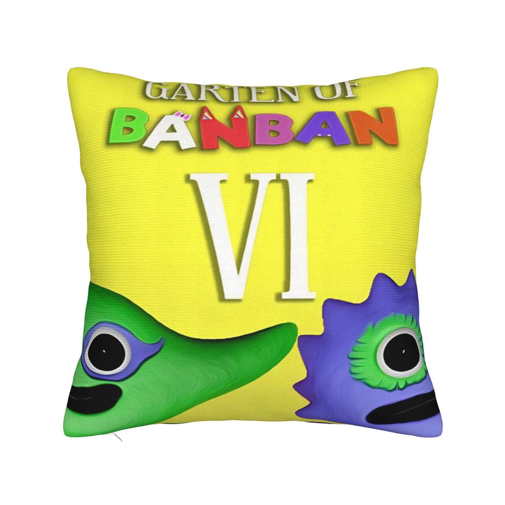Garten of Banban Funny Games Pillow Covers Accessories Printed Cushion Cover Gift  Throw Pillow Case Cover Sofa Multiple Sizes