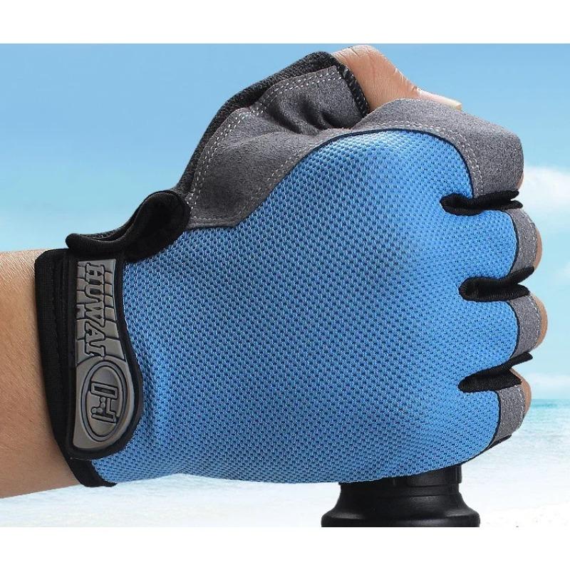 Fingerless Sports Fitness Gym Training Gloves for Men Women Cycling Gloves Motorcycle Mtb Anti-slip Gloves Bicycle Accessories