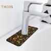 Sink Drain Pad Oil Absorption Splash-proof Drain Easy To Clean Easy Installation Sink Splash Pad Kitchen Supplies