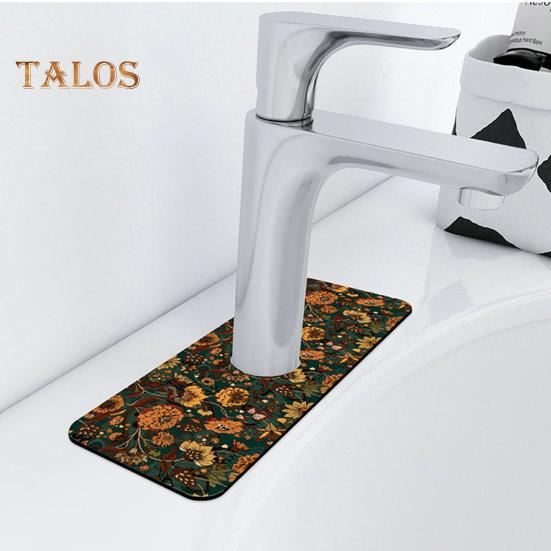 Sink Drain Pad Oil Absorption Splash-proof Drain Easy To Clean Easy Installation Sink Splash Pad Kitchen Supplies