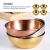 Sauce Dishes Kitchen Supplies Stainless Steel Small Bowl Food Snack Dish Sauce Plate Seasoning Dish