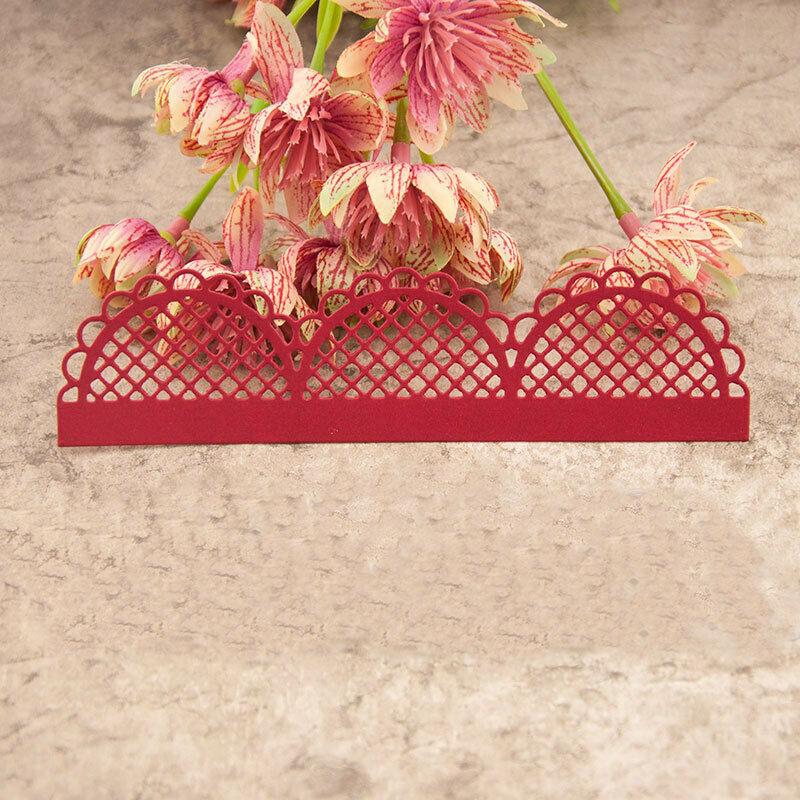 Arc Net Lace Stanzformen, Metallschablone, DIY, Scrapbooking, Album, Papier, Karte, Prägung, Handwerk, gestanzte Kante