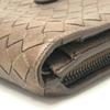 BOTTEGA VENETA Intrecciato Zip Around Wallet Folded wallet Leather Brown