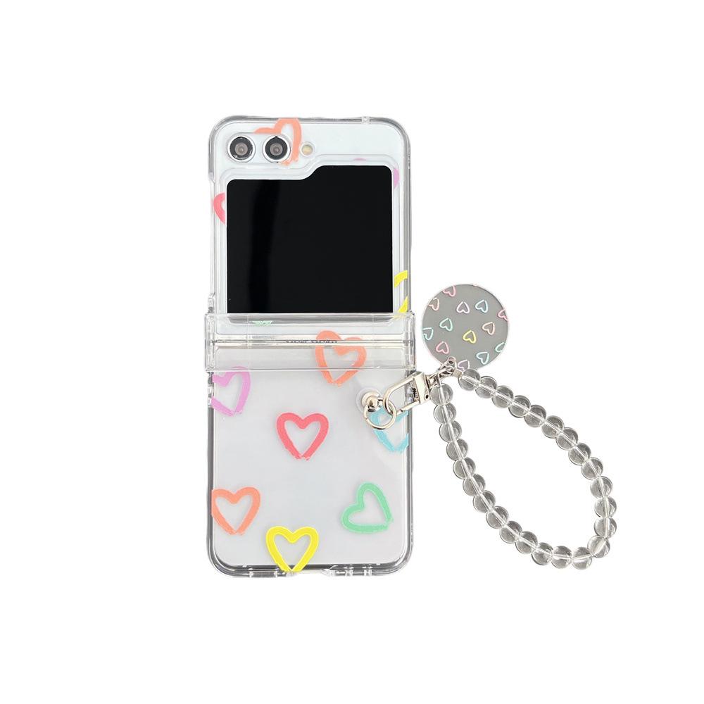 Graffiti Love Pink & Purple Tulip Case for Samsung ZFlip3-6
