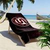 Iron Sparta Print Beach Towel, Large Soft Quick Dry Towel for Beach Camping Swimming