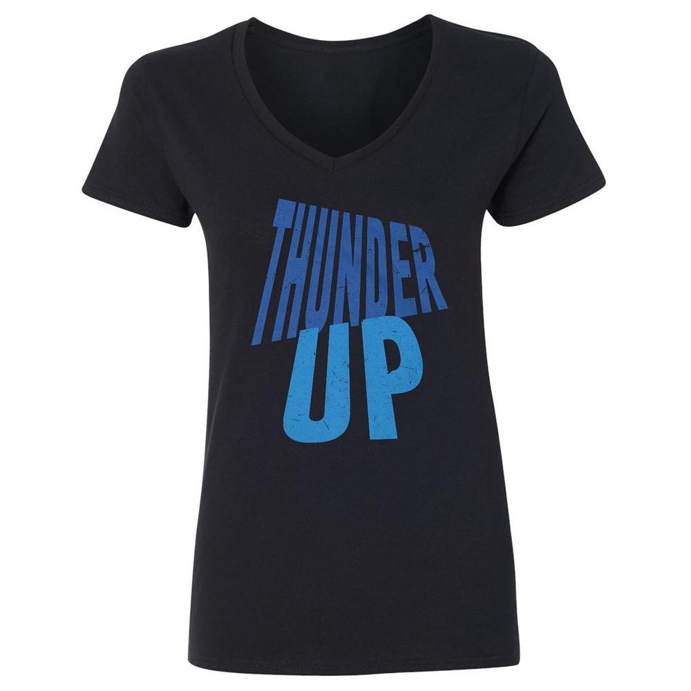 Oklahoma Playoff Supporter Design - Basketball Fans Ladies V-Neck Tshirt Unisex T-Shirt S
