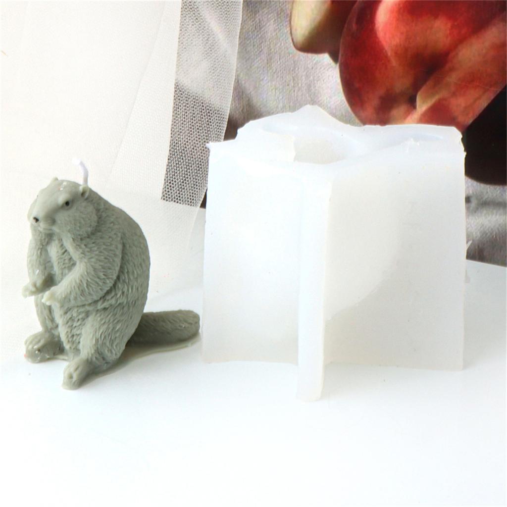 Fashionable Creative Crafting Hedgehog Candle Stand Sturdy Silicone Mold Fashion Accessory for Artistics Home Accent