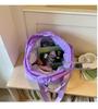 Lightweight Short-Distance Travel Tote: New Fashion Solid Color Handbag with Large Storage Capacity