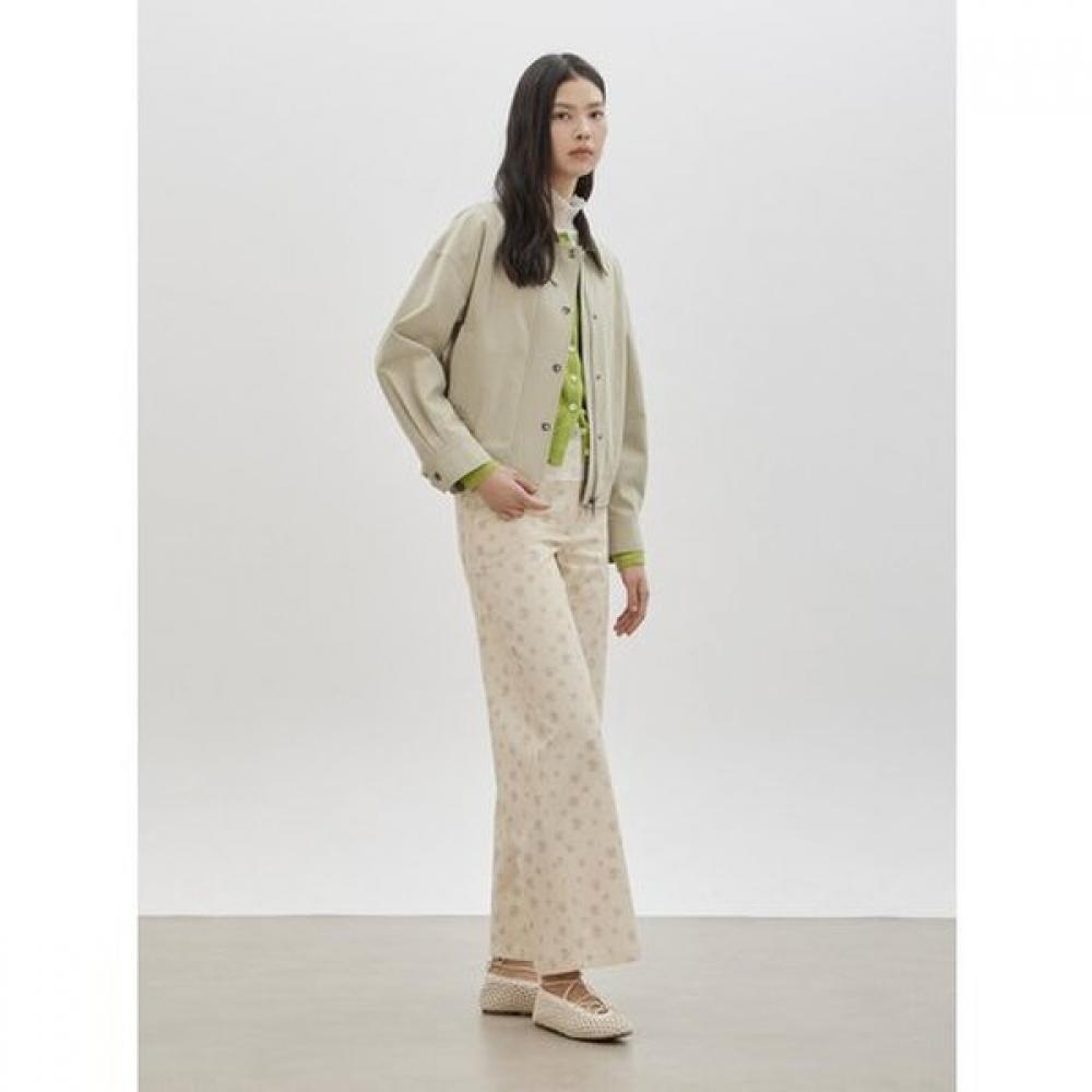Cc Collect Corduroy Collar Cotton Crop Jumper C261msj003