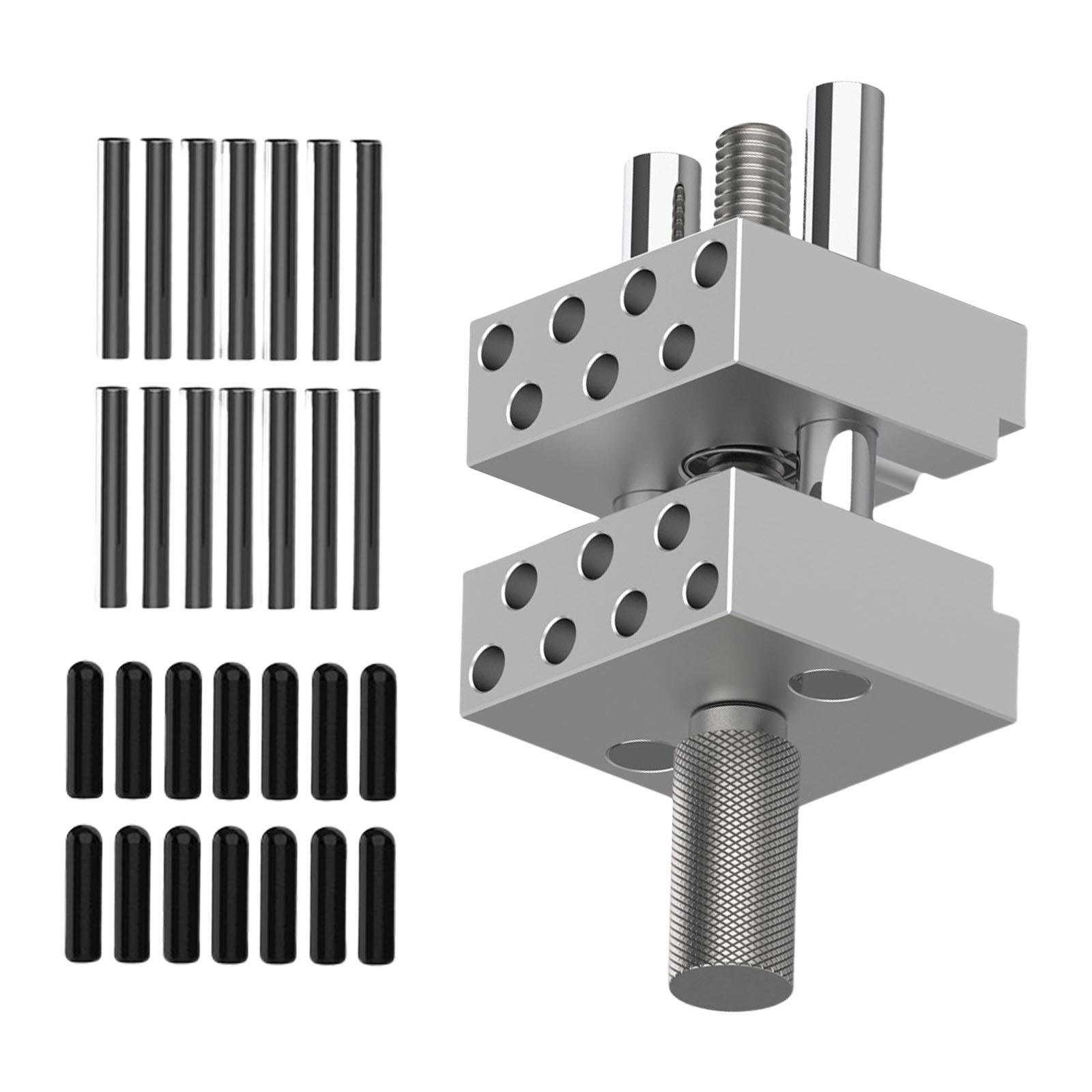 

Гибкие миниатюрные металлические тиски Портативная конструкция для моделирования и DIY-проектов с регулируемой высотой и противоскользящим основанием