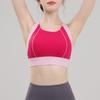 Shockproof High-Intensity Sports Bra: Colorblock Yoga Vest for Running, Slimming I-Back, Enhanced Support
