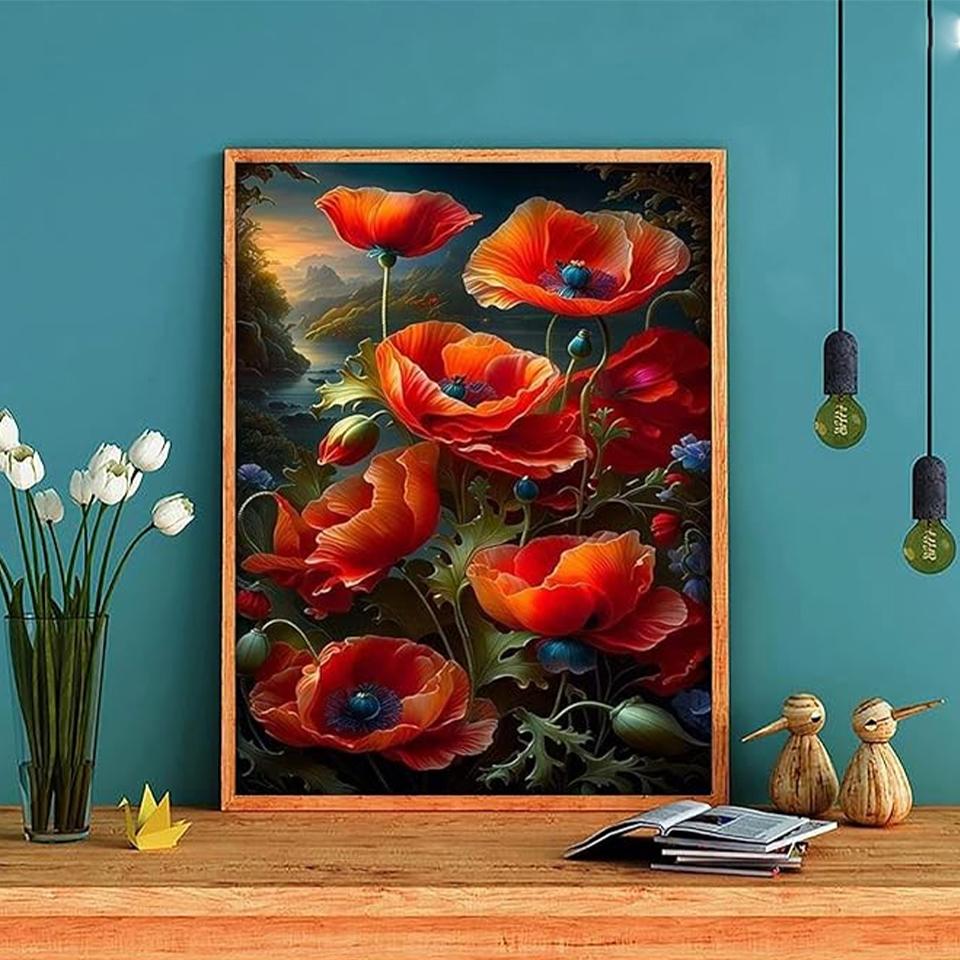 5D DIY Diamond Painting New 2024 Cute Bees and Flowers Mosaic Animal Landscape Painting Embroidery Decoration Handmade Gift