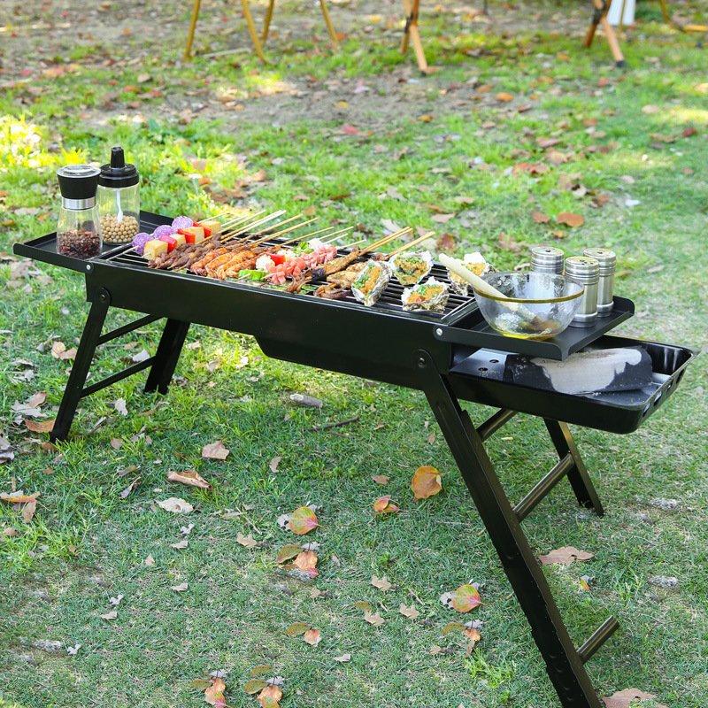OEING Portable Folding Charcoal BBQ Grill