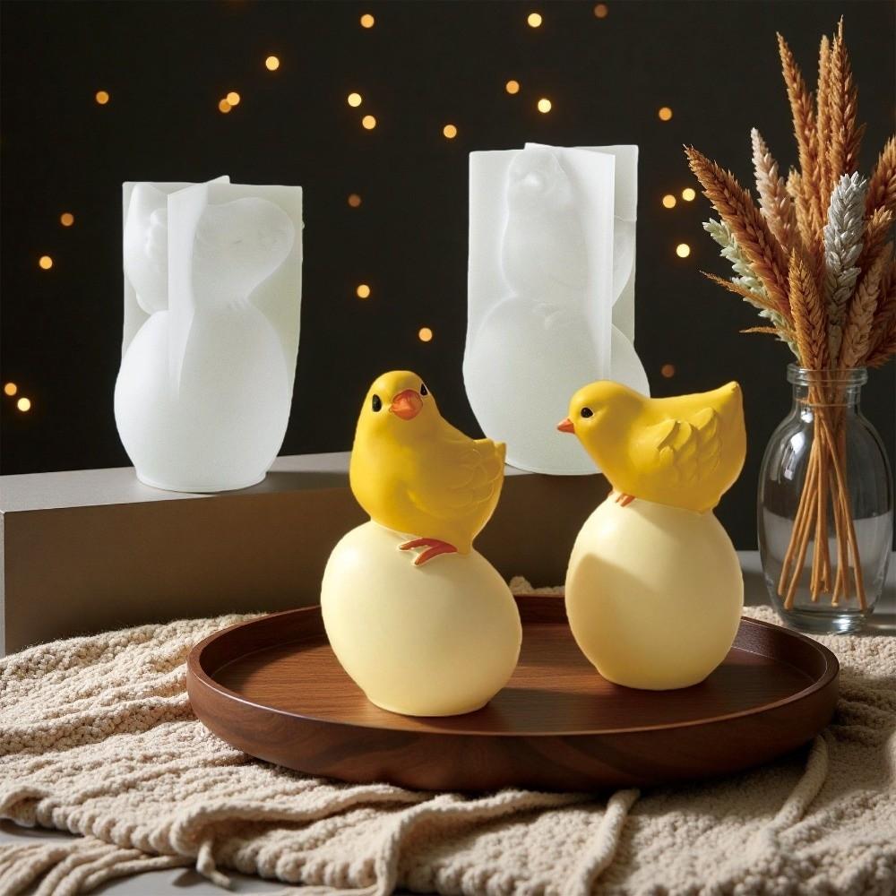 Scented Plaster Silicone Mold Standing Egg Plaster Mold DIY Easter Egg Mold  Easter