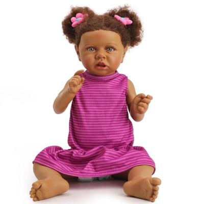 55CM waschbare lebensechte weiche handbemalte Simulation Baby Reborn Puppe Kinder begleiten Spielpuppe