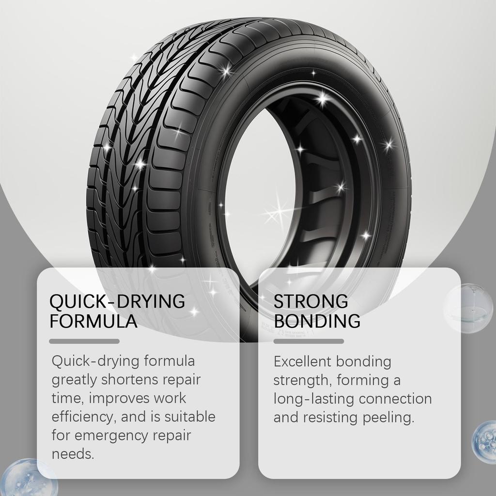 RAYHONG Car Tire Repair Rubber Car Tire Repair Rubber Cracked Tire Maintenance Sealant