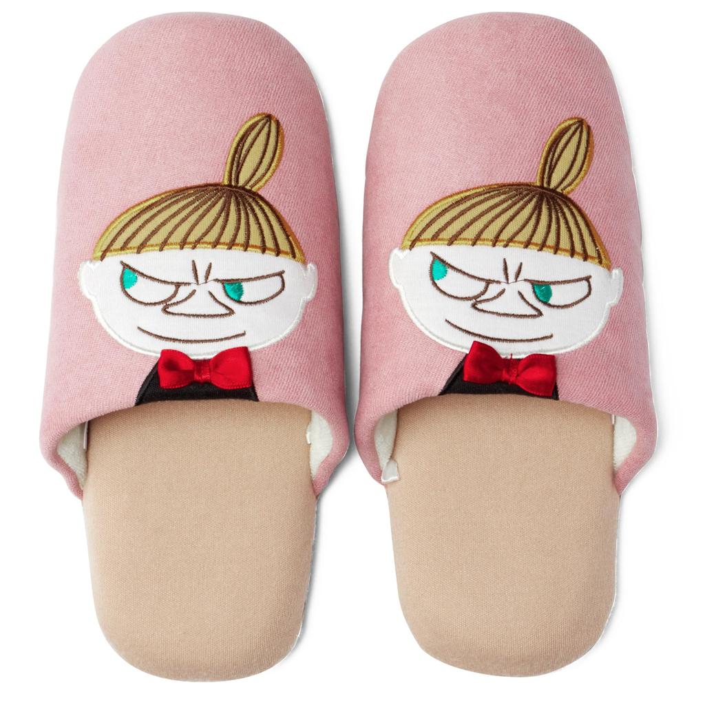 Moomin Little My and easy to walk size Perfect for indoor use or as a guest slippers, cute, comfortable, in. Stylish, pink, 22cm-24cm, 211275.