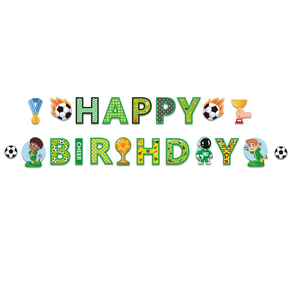 

2026 World Cup Birthday Party Decoration Set: Outfit, Banner, Streamers, Cake Decor, Atmosphere Flags