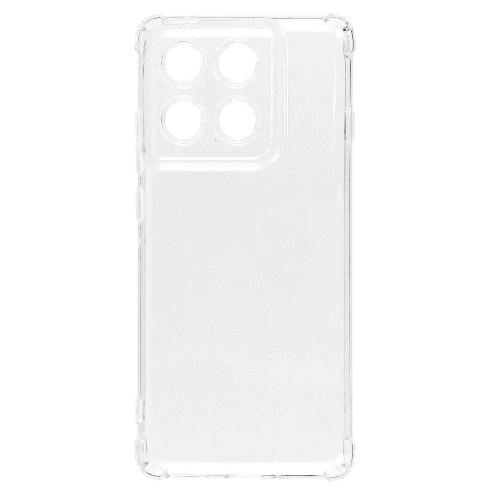 

For Motorola Edge 60 Pro 5G Phone Case Reinforced Four Corner Anti-Drop Clear TPU Cover A