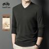 Men's V-Neck 100% Wool Sweater