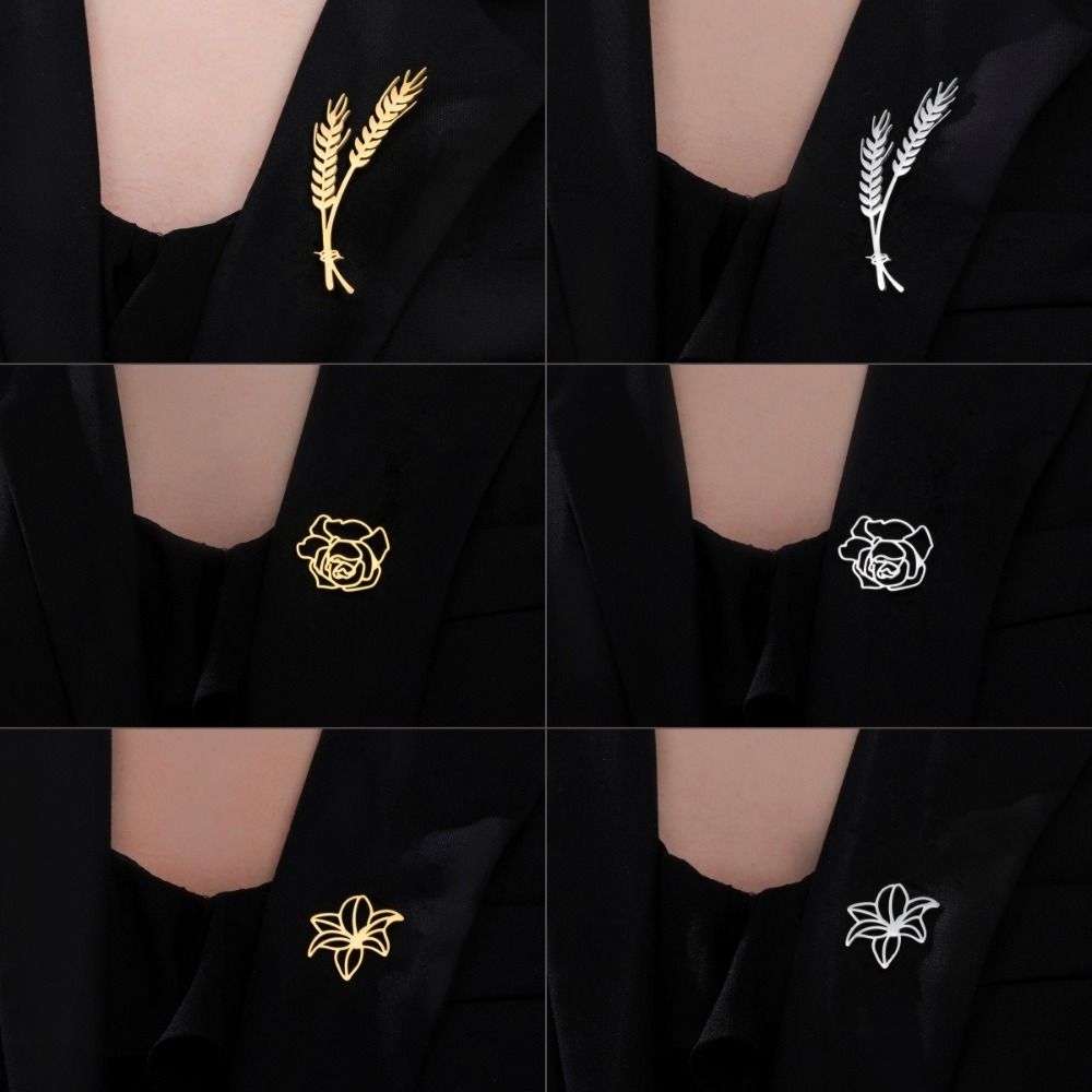 Jewelry Accessory Metal Pins Stainless Steel Lapel Pins Fashion Decorative Pins Gift