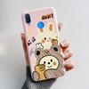 Cute Rabbit Photograph Phone Case  For Honor 10 Lite Liquid Silicone Cover Shell For Huawei P smart 2019 Graffiti Bumper