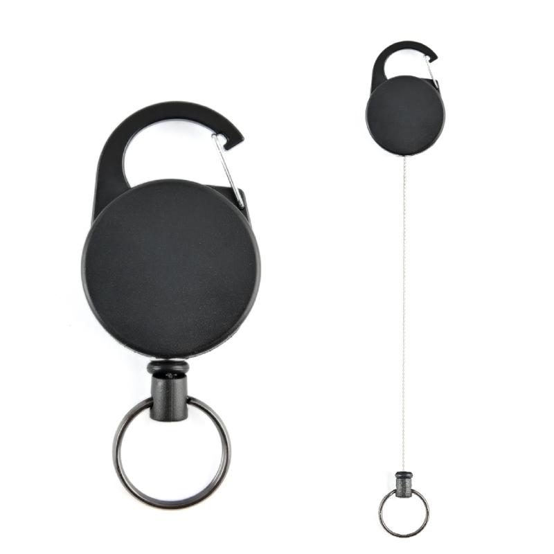 Anti-theft Retractable Keychain Extending Length 23'' Retractable Badges Holder