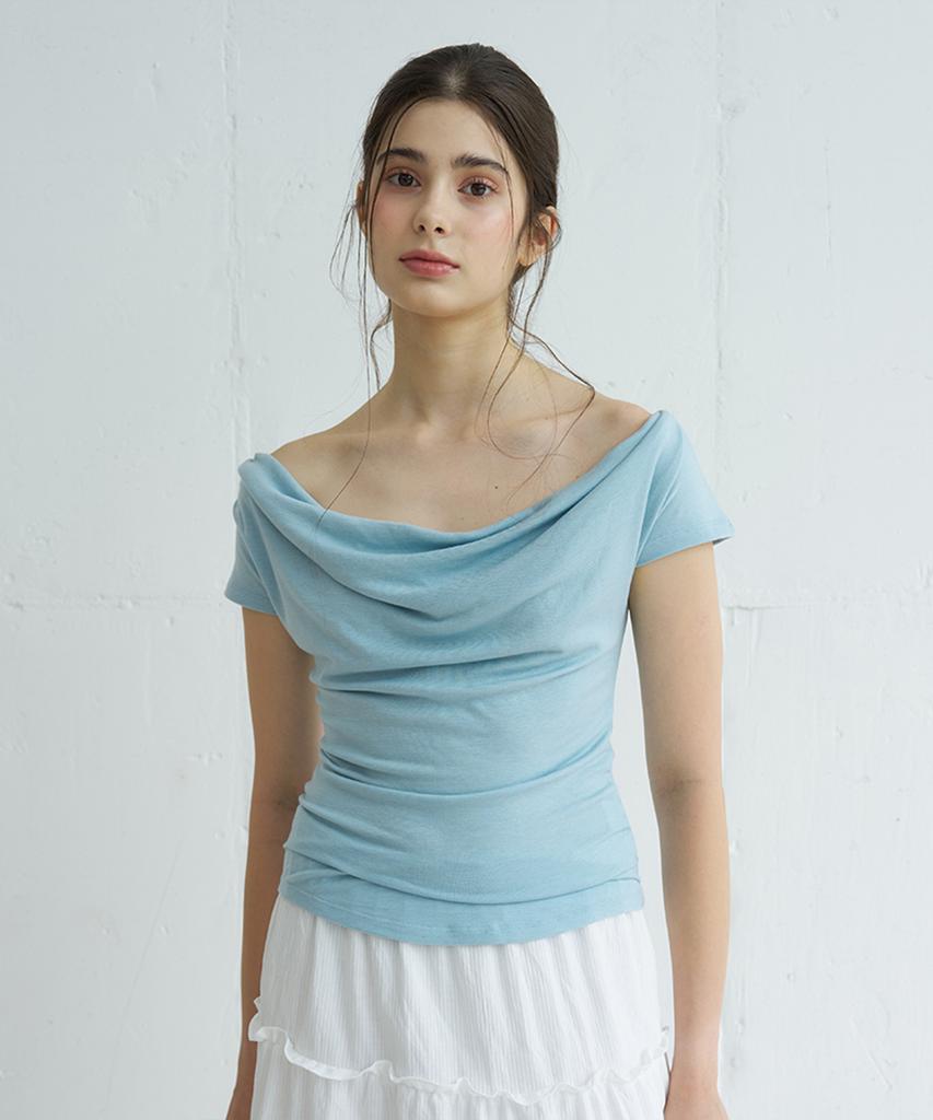 VEM.VER Drape Half Sleeve T-Shirt_3 Colors