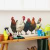 Personalized Simulation Rooster Flock Kitchen and Dining Room Wall Decoration and Beautification Stickers