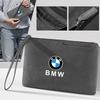 Fashion Car Portable Storage Bag Suede Leather Zipper Wallet For X1 X2 X3 X4 X5 X6 X7 GT E53 E70 E71 F25 E84 M Sticker Vdkc30